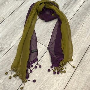 🎈3/10 2 color block scarf